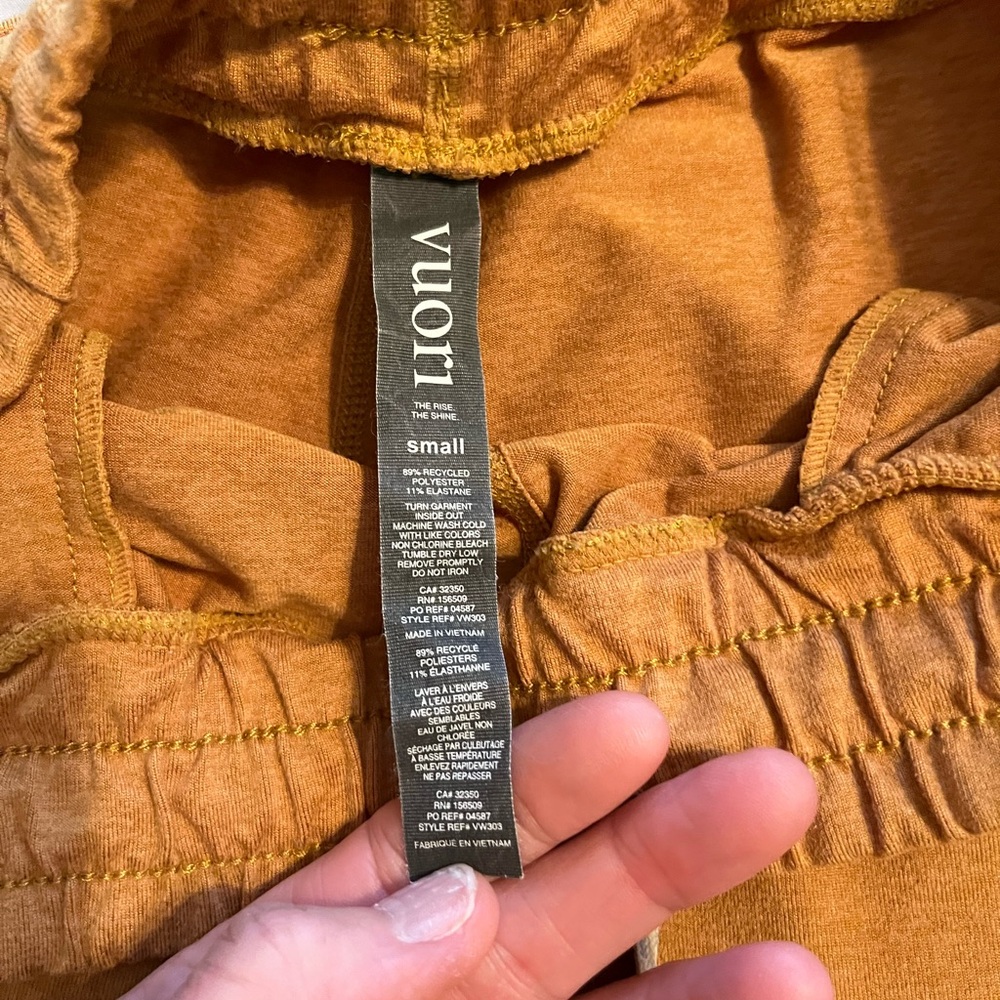 Vuori Women’s gold/tannish colored jogger and hoodie set! - Picture 6 of 7